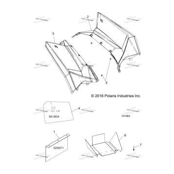 BODY, REAR CAB AND HEAT SHIELDS