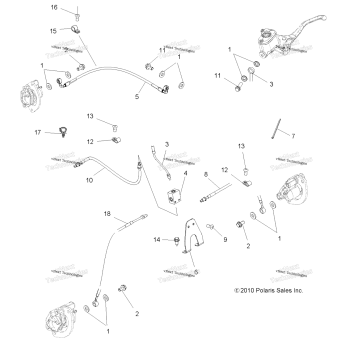 BRAKES, BRAKE LINES