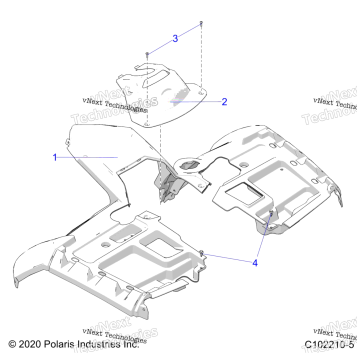 BODY, FRONT CAB