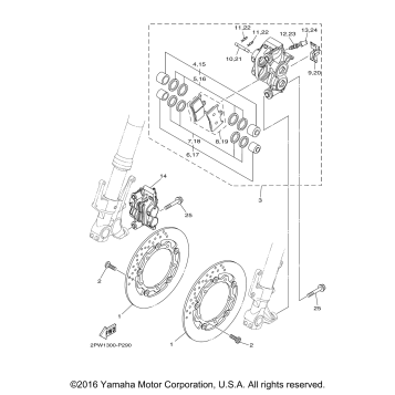 FRONT BRAKE CALIPER