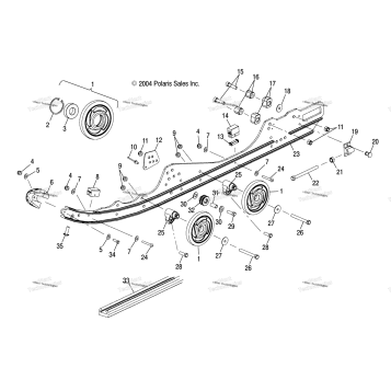 RAIL MOUNTING S05NP7CS/7CSA/7CSB/8CS/8CSA/8CSB (4993799379B11)