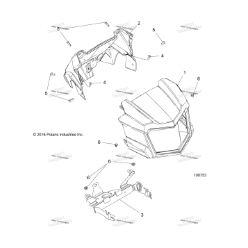 BODY, HEADLIGHT POD