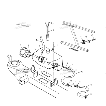 OIL TANK ASSEMBLY SPORTSMAN 4X4