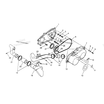 CLUTCH COVER ASSEMBLY 6X6 300