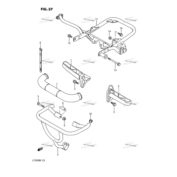 FOOTREST (MODEL H/J/K/L)
