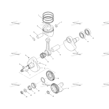CRANKSHAFT & PISTON