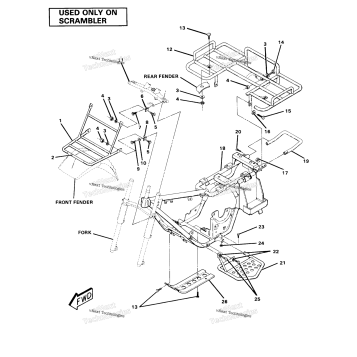 FRAME ASSEMBLY WITH RACKSSCRAMBLER