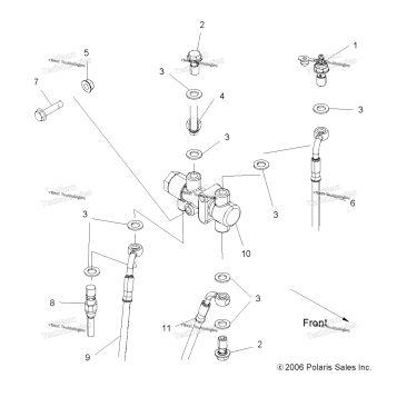 BRAKE, DISTRIBUTION BLOCK