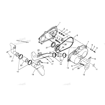 CLUTCH COVER ASSEMBLY 4X4 300