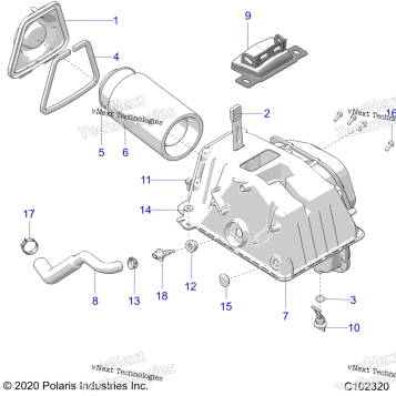 ENGINE, AIR INTAKE