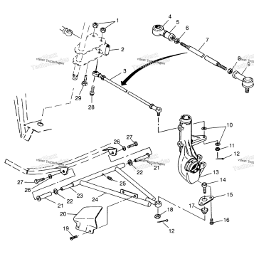 AARM/STRUT MOUNTING SCRAMBLER 400