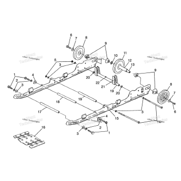 SUSPENSION 500 INDY 0982764(B) & EUROPEN 500 INDY E982764 (4942104210B007)