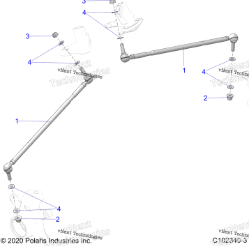 STEERING, STEERING TIE RODS