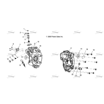 DRIVE TRAIN, MAIN GEARCASE