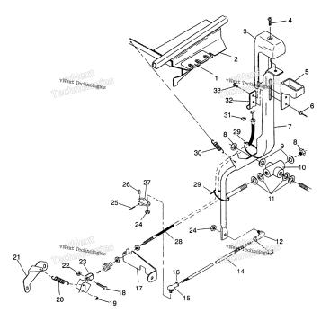 SHIFT LINKAGE ASSEMBLY 6X6 250