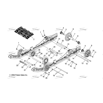 SUSPENSION, REAR (4997359735B10)