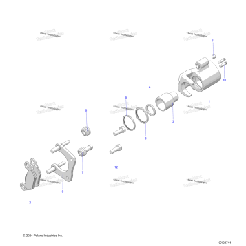 BRAKES, REAR CALIPER