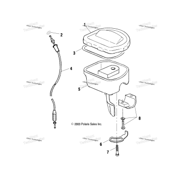 CONTROLSTHROTTLE ASM/CABLE /FC
