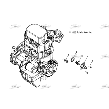 ENGINE, MANIFOLD & THERMOSTAT