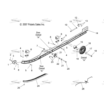 SUSPENSION, RAIL MOUNTING