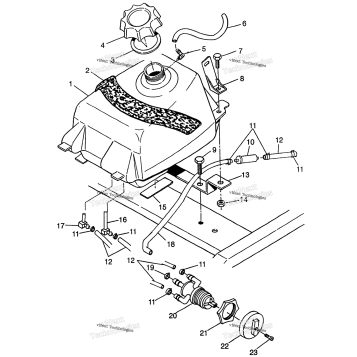 FUEL TANK XPRESS 300 W97CA28C & XPRESS 400L