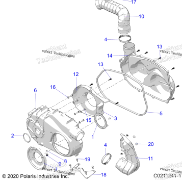 BODY, CLUTCH COVER