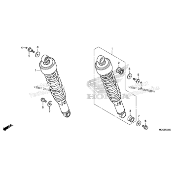 REAR SHOCK ABSORBER (1)