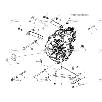 GEARCASE MOUNTING /AB