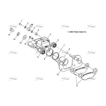 BRAKES, FRONT CALIPER
