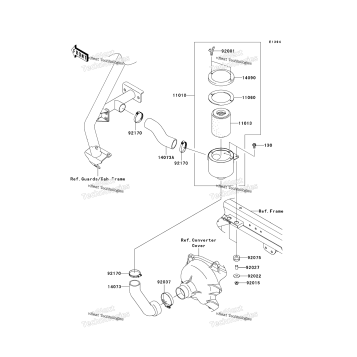 AIR CLEANER-BELT CONVERTER