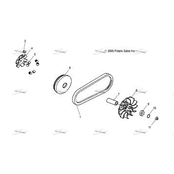 DRIVE TRAIN, PRIMARY CLUTCH