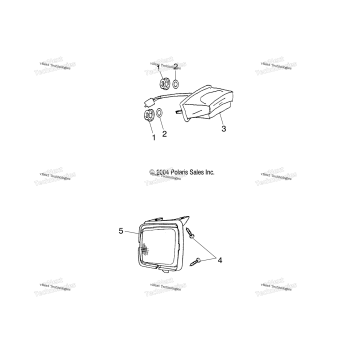HEADLIGHT/BRAKELIGHT A02FA09CA/CB/CC
