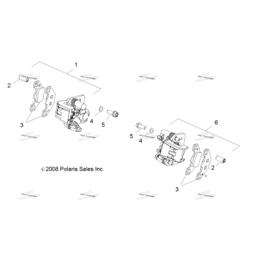 BRAKES, CALIPER, FRONT