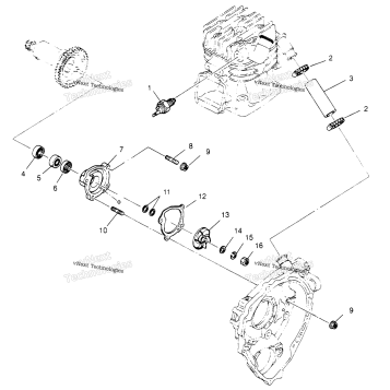 WATER PUMP 6X6 400L U.S. , SWEDISH S958740 & NORWEGIAN N958740