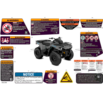 BODY - WARNING DECALS