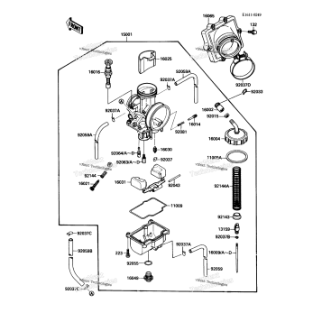 CARBURETOR (KXF250-A2)(Å004204)