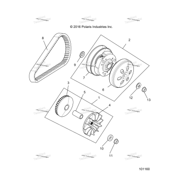 DRIVE TRAIN, PRIMARY CLUTCH