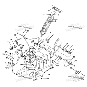 SWING ARM WELDMENT (4917741774026A)
