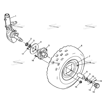 FRONT WHEEL SPORT 400L