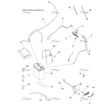 ELECTRICAL, BATTERY A19SEA57B1/5/9/L2/L7/E57B1/5/9/F57B4/SEY57B5/SEZ57BZ