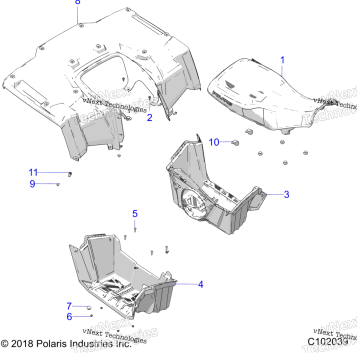 BODY, REAR CAB, SEAT & FOOTWELLS