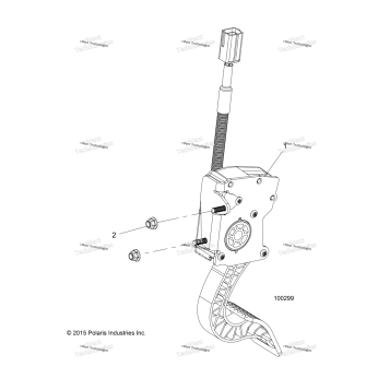 ENGINE, THROTTLE PEDAL