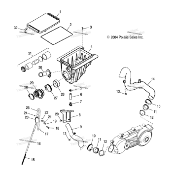 AIR CLEANER /EB/EC/ED