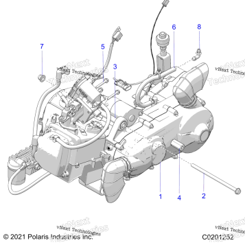 ENGINE, ENGINE & TRANSMISSION MOUNTING