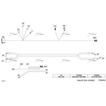 ELECTRIC - WINCH WIRING HARNESS - 710008266