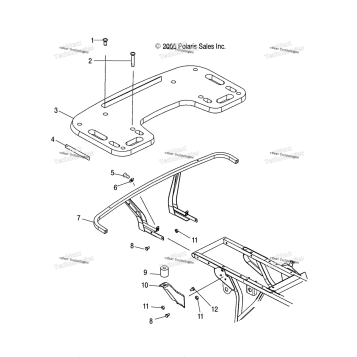 RACK MOUNTING, REAR /AB/AC