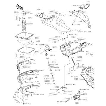 HULL FRONT FITTINGS