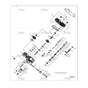 DRIVE TRAIN, MAIN GEARCASE