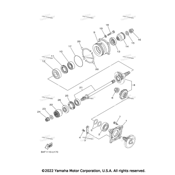 MIDDLE DRIVE GEAR