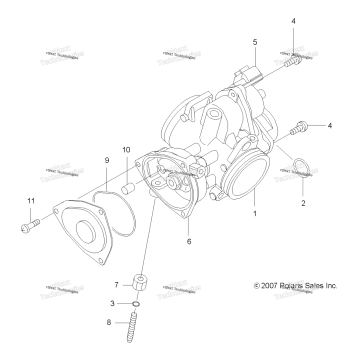 ENGINE, THROTTLE BODY